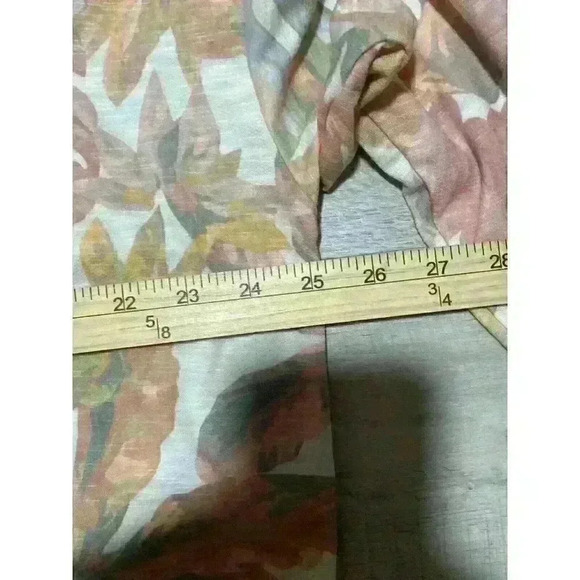 Show Me Your Mumu Palmer Sweatshirt Tropical Palm Monstera Knit Small. sku068 - Picture 4 of 9